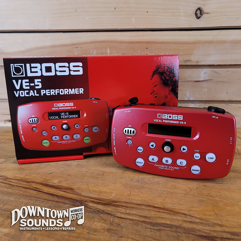 Boss VE-5 Vocal Processor - Red | Reverb