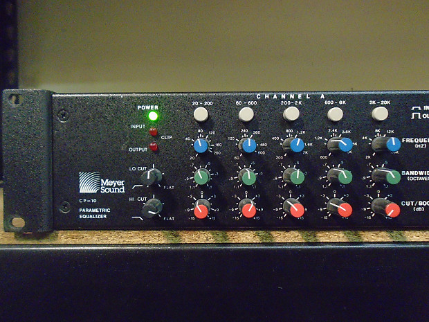 Meyer Sound CP-10 Parametric Equalizer | Reverb