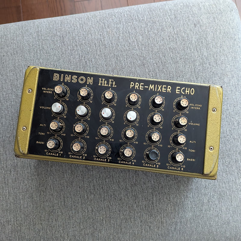 Binson PRE-MIXER ECHO PA 6 MN プリアンプミキサー Binson HiFi Pre Mixer Echo PA 6 MN | Reverb Finland