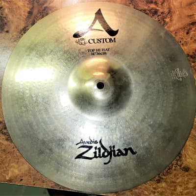 Zildjian 14" A Custom Hi-Hat Cymbals (2007/2008Pair) image 3