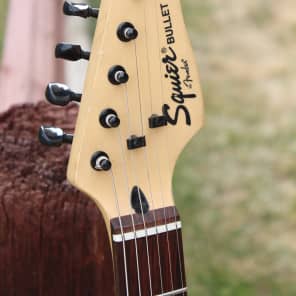 Fender Squier Bullet Stratocaster Traffic Cone Orange Finish Single Humbucker Electric Guitar image 12