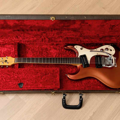 1965 Mosrite Ventures Model Vintage Electric Guitar, Candy Apple Red w/ Case imagen 18