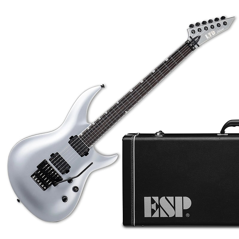 LTD (ESP) H3-1000FR Metallic Silver, Floyd Rose (New for 2024!), with  Form-Fit ESP Hardshell Case | Reverb