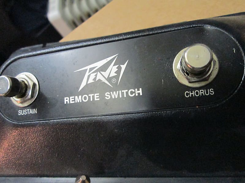 Peavey 2 Button Amp foot switch vintage chorus footswitch for amplifier image 1