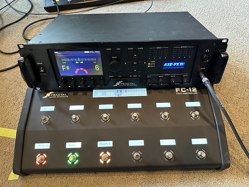 ギター Fractal Audio Axe-FxIII MKII TURBO FC12 FC-12 Mark II Foot Controller - Fractal Audio Systems