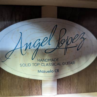 NEW! High Quality Angel Lopez Mazuelo Solid Cedar Top Classical Guitar - Looks Fantastic - Sounds Excellent! image 3