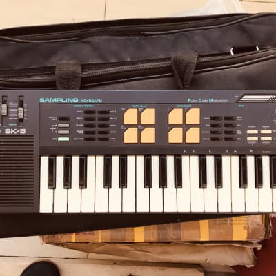 Casio SK-5 32-Key  Sampling Keyboard 1980s - Black