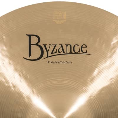 Meinl Byzance Traditional Medium Thin Crash Cymbal 18 image 4