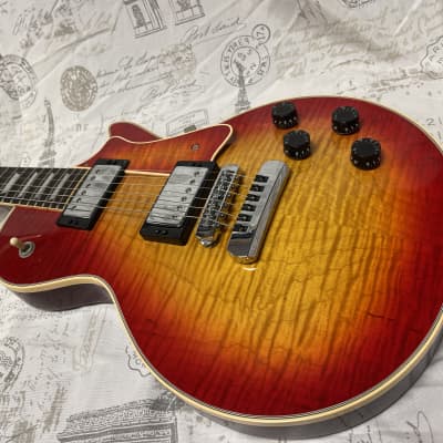 Heritage H-150 Deluxe Cherry Sunburst Kalamazoo R9 Bookmatched AAA Flame Top One of a Limited Run! image 10