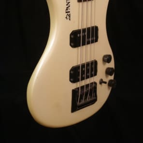 1986 Westone Matsumoku Made in Japan X750 Pantera Cream electric bass guitar all original with case image 3