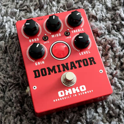 OKKO Dominator MKII Distortion Pedal - Red | Reverb