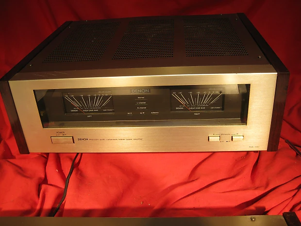 Vintage Denon POA-1500 Stereo Amplifier High End Audiophile