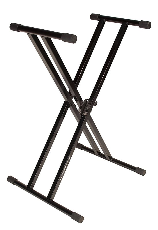 Ultimate Support IQ Series X-style Keyboard Stand Single-braced Tubing - 100 lbs. Capacity image 1