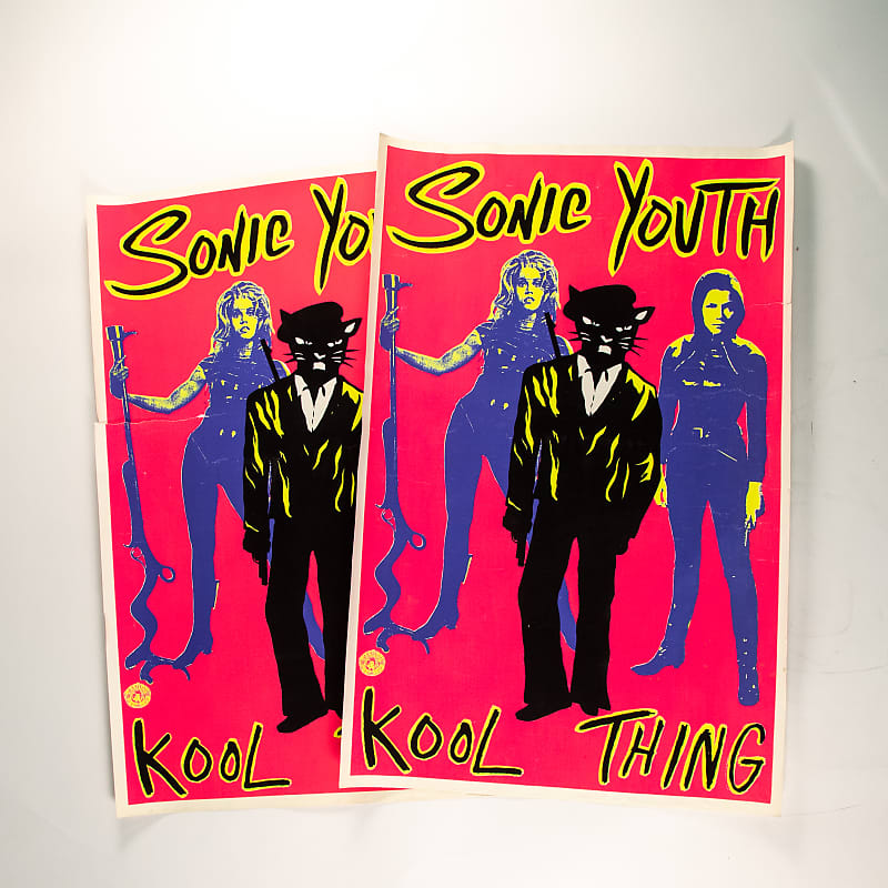 Sonic Youth Live | Original Vintage Poster | Chisholm