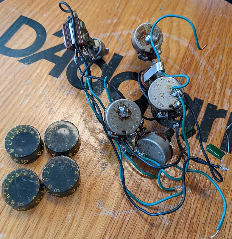 Gibson c1967 Speed Knobs w/CTS Pots Reverb