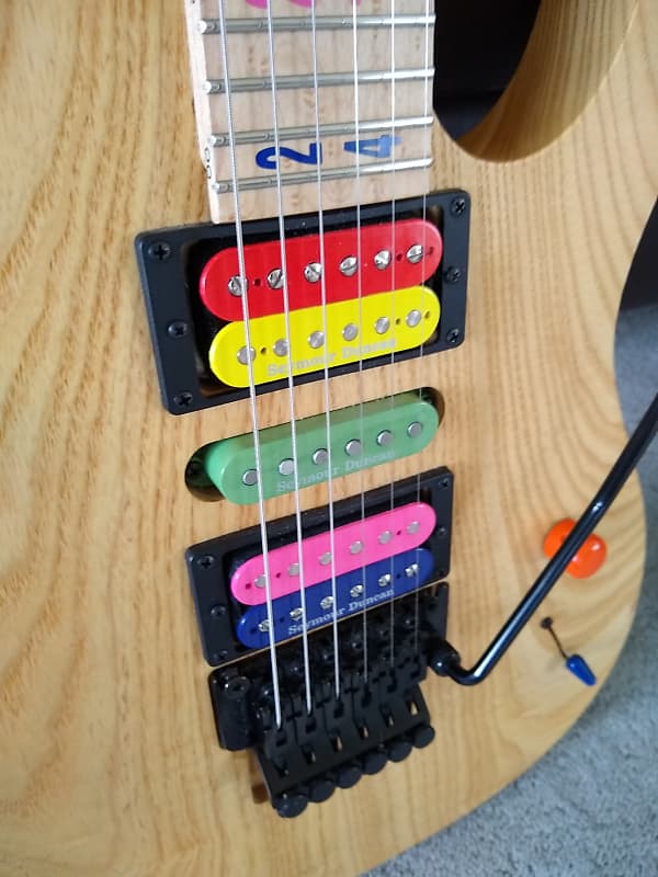 Kiesel JB24 Jason Becker Tribute Numbers Guitar Natural | Reverb Kiesel JB24 Jason Becker Tribute Numbers Guitar Natural | Reverb