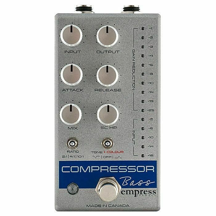 Empress Effects Bass Compressor Effects Pedal Reverb