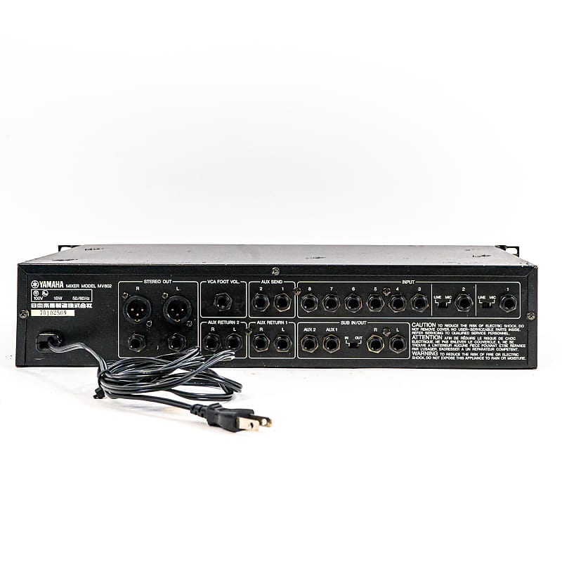 Yamaha MV-802 8-Channel Line Mixer Rackmount | Reverb