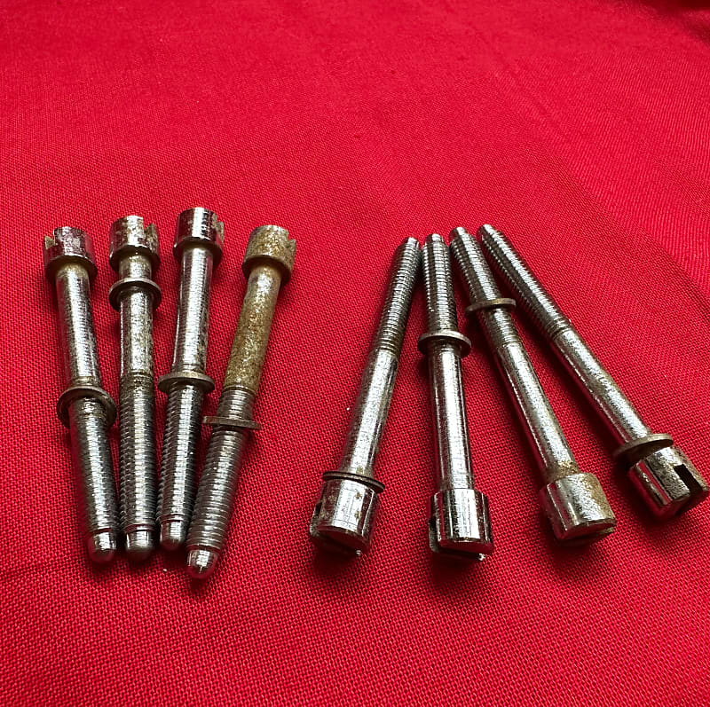 Trixon Snare Drum Tension Rods 1960s Chrome Reverb