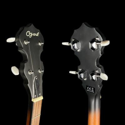 Ozark 2099G 5 String Resonator Composite Banjo with Gig Bag image 6