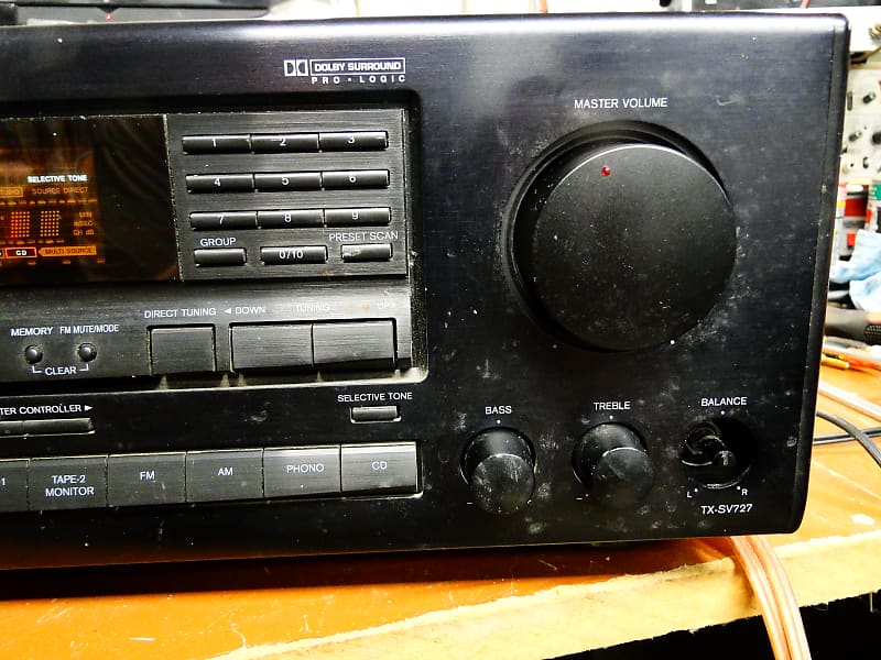 Onkyo TX-SV727PRO 90's Great Amp - Partially Functional