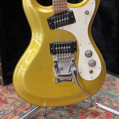 Mosrite Ventures Model 1966 - Metallic Gold Refinish image 2