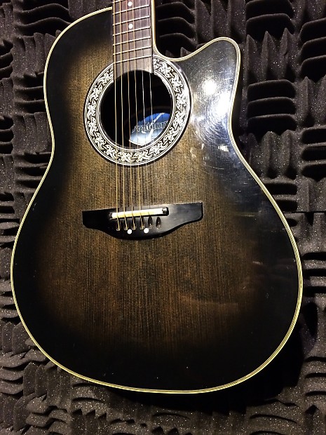 Used Ovation 3862 Solid Top Acoustic Guitar Natural