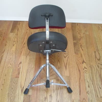 Roc N Soc Pro Series Hydraulic Lift Drum Throne, Bicycle Saddle, Backrest - Excellent Condition image 9