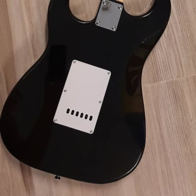 2024 Elite Customs Black w/ Gilmour MOD Style Strat Stratocaster electric guitar (BLEM) image 4