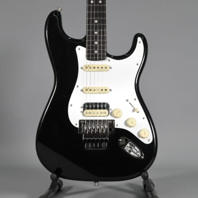 Fender American Ultra Luxe Stratocaster Hss Mn Floyd Rose 2023 - Mystic Black image 1