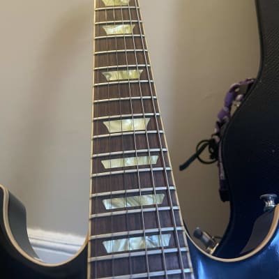 Left Handed Gibson Les Paul Double Cut Custom 2007 - Black image 3