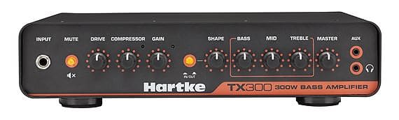Hartke TX300 Bass Guitar Amplifier Head 300 Watts image 1