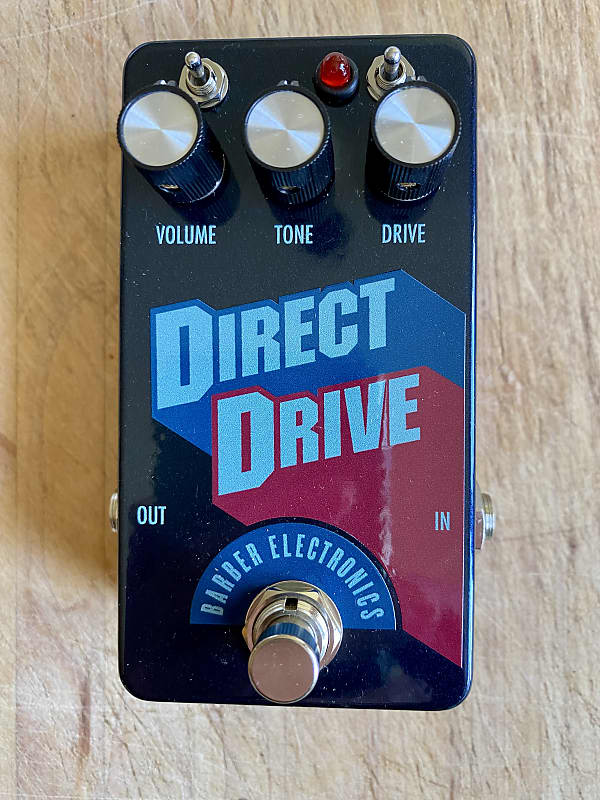 2022 Barber Compact Direct Drive V4 Overdrive Pedal, Dark | Reverb