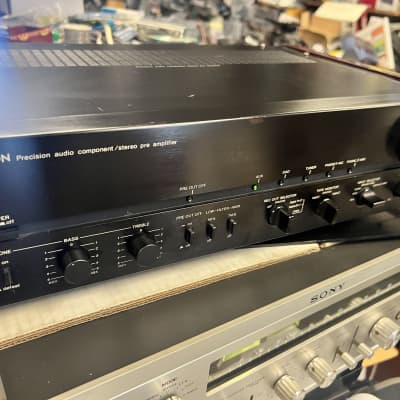 Vintage Denon PRA-1000 (Black 1983) Premium stereo pre