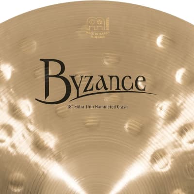 Meinl Cymbals B18ETHC Byzance 18-Inch Traditional Extra Thin Hammered Crash Cymbal (VIDEO) image 4