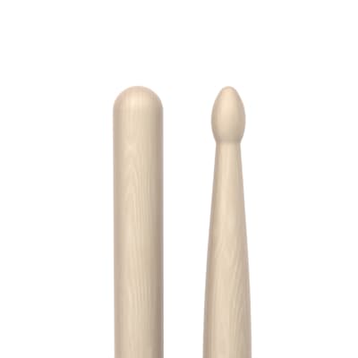 PRO-MARK TXR747W Rock Sticks, Natural American Hickory, WoodTip pair - Drumsticks Bild 3