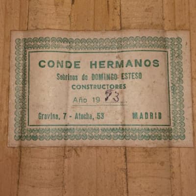 Conde Hermanos 1983 flamenco guitar from Conde's golden age - Paco de Lucia sound - check video! Bild 12