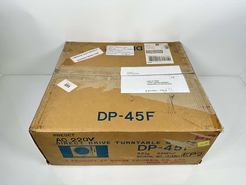 Denon DP-45F Turntable Auto Direct Drive Quartz Lok Denon DL-60 Cartridge  			