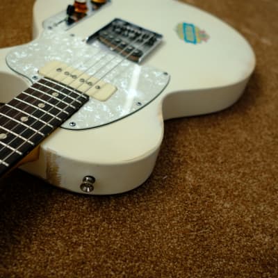 Warmoth Tele Single Cutaway Gibson P90 & Fender Pickups Tele Paul offset Telecaster Worn Aged Les Jr image 13