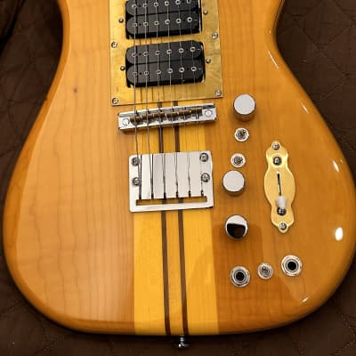 Eastwood Walnut Middle Maple & Walnut Top and Back Body C Shape Neck 6-String Electric Wolf Guitar image 20