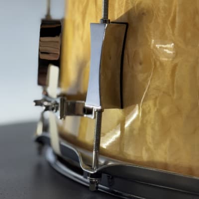 Pork Pie Percussion 7X14 CURLY MAPLE HI-GLOSS MAPLE MAX SHELL image 3