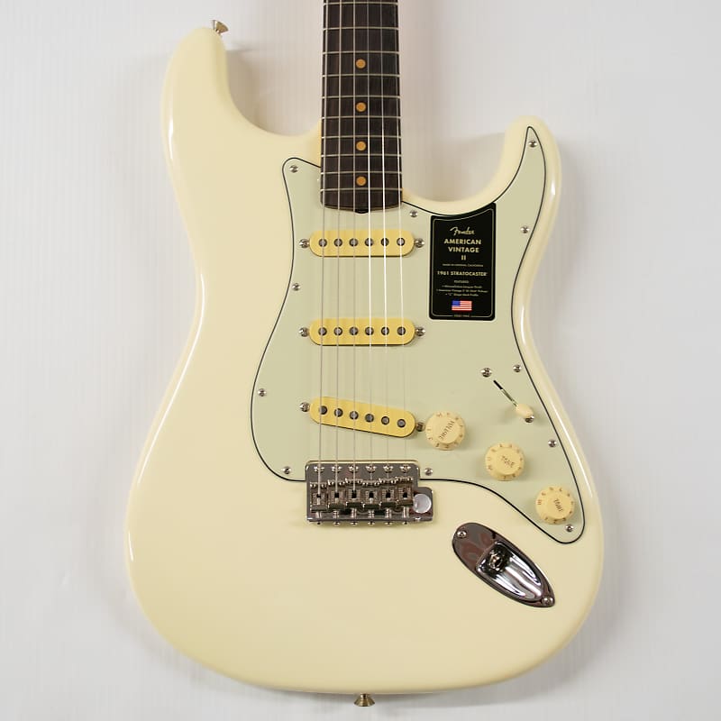 Fender American Vintage II 1961 Stratocaster - Olympic White | Reverb