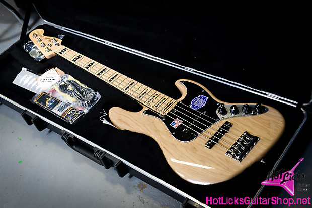 ベース Fender USA American Standard Jazz Bass V Fender American Standard Jazz Bass V - 3-Color Sunburst 5