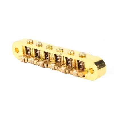 Anonymous roller saddles for LP Tune-0-matic bridge Gold image 4