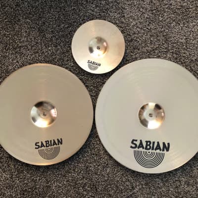 Sabian 8” splash, 15" & 17” B8 Thin Crash Cymbal 1990 - 2010 - Natural image 6
