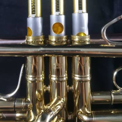 JP 251RSW Smith Watkins Trumpet in Clear Lacquer with Rose Brass Bell image 2