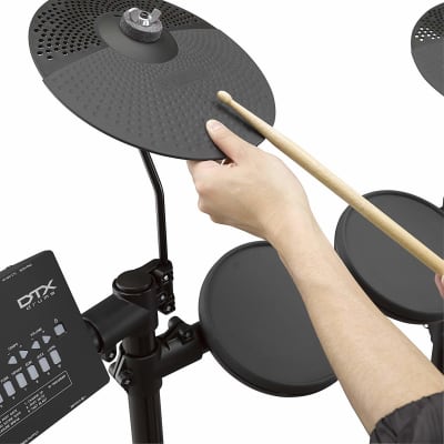 Yamaha DTX452K Complete Electronic Drum Kit included Double-Braced Drum Throne, Drum Sticks and Drum image 7