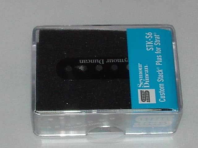Seymour Duncan STK-S6 Custom Stack Plus for Strat Pickup (Black) - STK-S6 Black image 1
