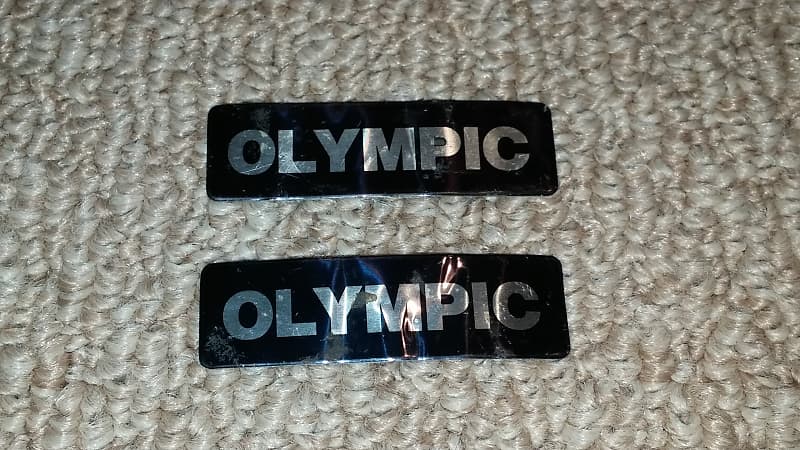 Premier Olympic Drum Badge with Serial Number (419) image 1
