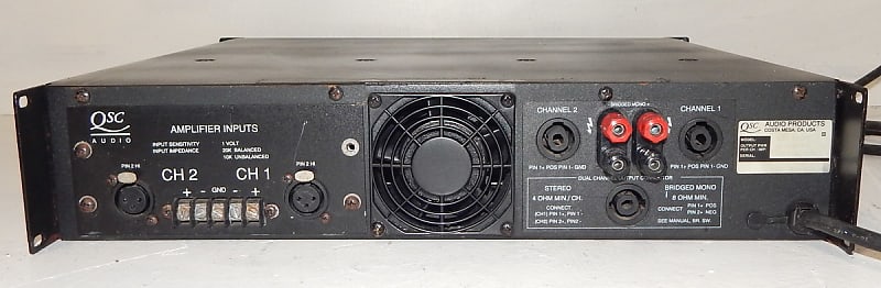 QSC EX 1600 power amplifier